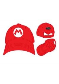 Casquette Ajustable Nintendo Avec Broderie Logo Mario - Par Bioworld